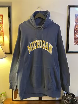 Vintage Michigan Wolverines Steve And Barry’s Hoodie Sweatshirt 2XL • $42