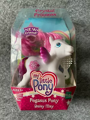 My Little Pony Crystal Princess Pegasus Pony Daisy May - 2006 G3 - NIB RARE! • $14.95