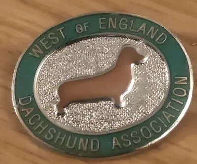 Vintage West Of England Dachshund Association Badge Brooch Stunning Example  • £15