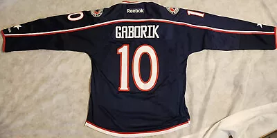 Marian Gaborik Columbus Blue Jackets NHL Hockey Jersey Medium Minnesota Wild • $99.99