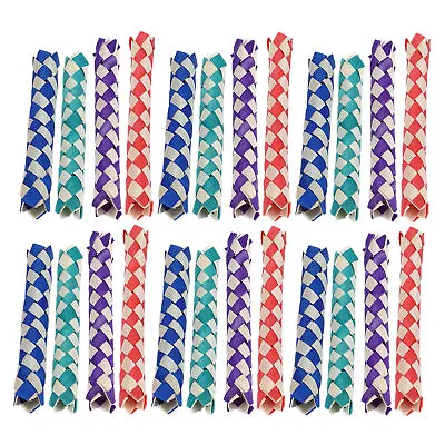 £8.33 • Buy 24pcs Finger Traps Birds Parrots Chew Toy Chinese Bamboo Traps DIY Toy For K Idm