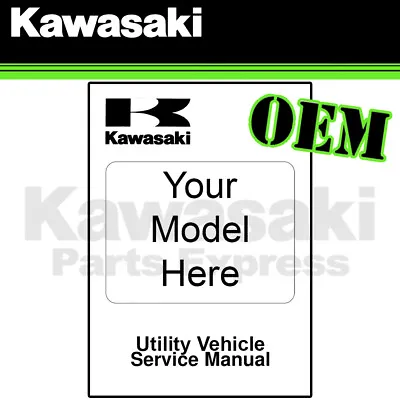 New 2009 - 2023 Genuine Kawasaki Mule 4000 4010 Kaf620m/p Manual 99924-1406-17 • $96.95