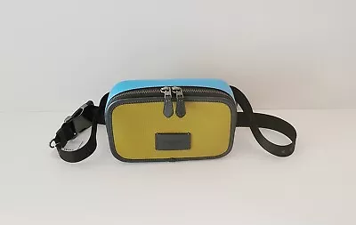 Coach CM115 Wyatt Leather Colorblock Belt Bag Fanny Pack Sling Handbag Citron • $123.25