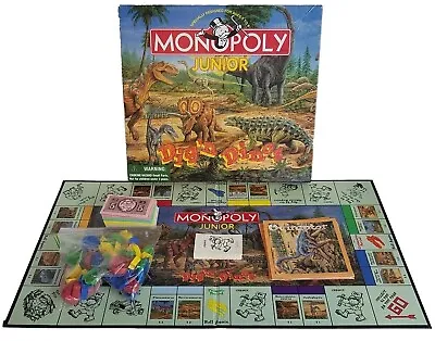 Monopoly Jr  Dig'n Dinos  Game By Parker Brothers - 1998 • $14.99