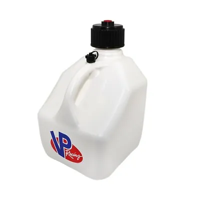 VP Racing White Square 3 Gal Race Gas Alcohol Diesel Can Fuel Jug Circle Track • $34.99