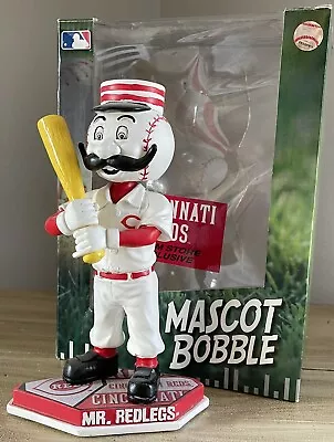 MR. REDLEGS Cincinnati Reds Mascot EXCLUSIVE Great American Ballpark Bobblehead • $135