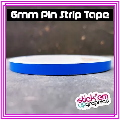 Blue 💙 Car | Van Pin Stripe Coach Line Tape Styling Stripe 6mm X 10meter🦓 • £5.60