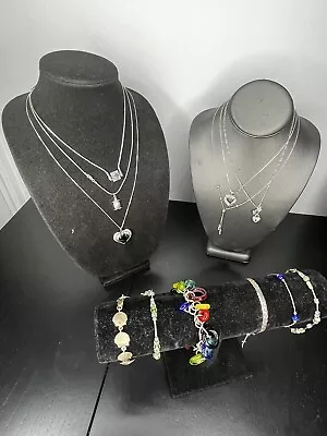 Vintage To Modern Jewelry Lot Silver Tone • $19.99