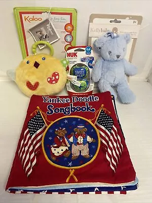 Yankee Doodle Cloth Songbook  VIP By Cranston Plush Toys  Baby Pacifiers  NEW • $18