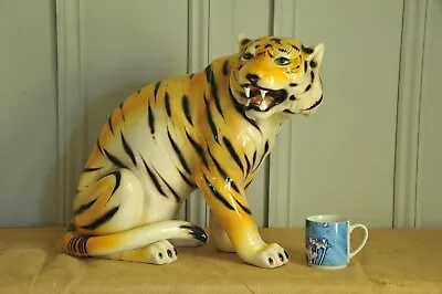 Vintage Ceramic Tiger 1970's • £295