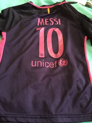 £30 • Buy Nike Barcelona Away Junior T-shirt Messi Sleeve Jersey Authentic  2016/17 S/m