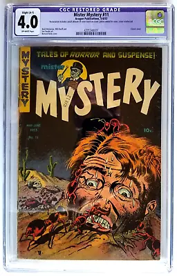 Mister Mystery #11 Cgc Vg 4.0 (aragon 5-6/53) Classic Cover. Precode Horror. • $2000