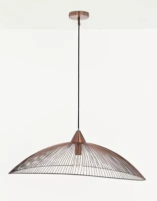 John Lewis HIKO Large Ceiling Light In Copper. RRP £250 • £139.99