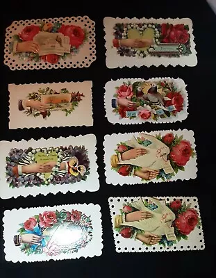 Lot Of (8) Vintage Calling Cards Victorian Era Various  • $19.75