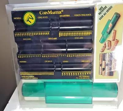 Vintage Calibrated Coin Counter Coin Master EZ Wrapping Tool Made In USA • $21.95