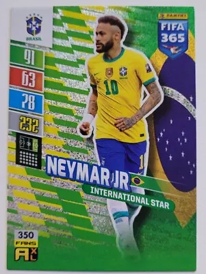 $11.15 • Buy 2022 FIFA 365 Adrenalyn XL Neymar Jr International Star Foil Card Brazil