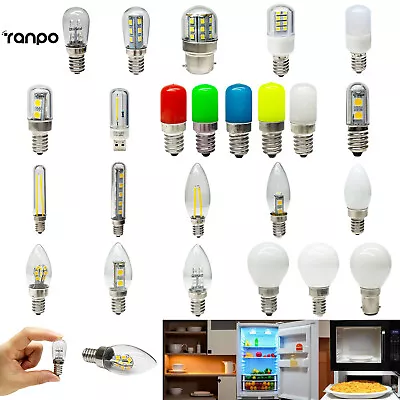 Mini LED Light Bulbs E12 E14 E17 B22 SMD Filament Fridge Oven Microwave Lamp • $2.92