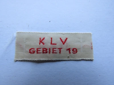 £12 • Buy Original WW2 GERMAN EVACUEE CLOTHING LABEL