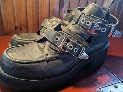 Windsor Smith Leather Shoes Size 9.5 Platform-2.5cm Heels- 6cm • $35.32