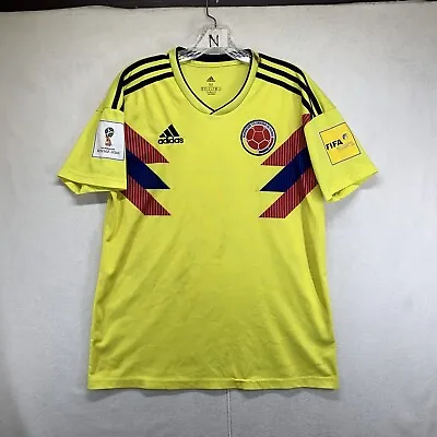 Adidas Climalite Colombia Russia 2018 FIFA World Cup Mens Jersey Kit Size M • $24.99
