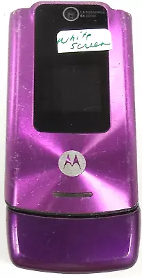 Motorola W Series W490 - Purple And Black ( T-Mobile ) Rare Cellular Flip Phone • $10.19