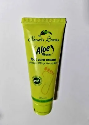 Nature's Secrets Aloe Miracle Crack Repair Prevents Drying Of Feet Cream 80ml • $4.68