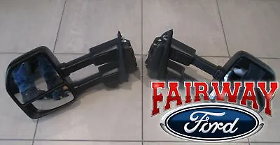 21 Thru 24 F-150 OEM Ford Power Trailer Tow Mirrors Manual Fold W/ Camera BLIS • $739.95