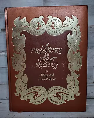 A Treasury Of Great Recipes Mary & Vincent Price Famous Restaurant Cookbook 1978 • $27.50