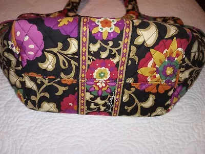 Vera Bradley Suzani Shoulder Bag Tote With Zip Closure Approx  12”x9”  • $15