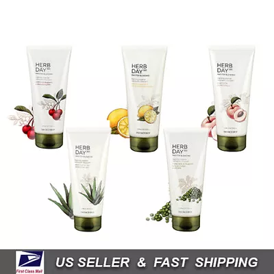 The Face Shop Herb Day 365 Cleansing Foam 170ml (EXP:09/2022 ~ 01/2023) • $6