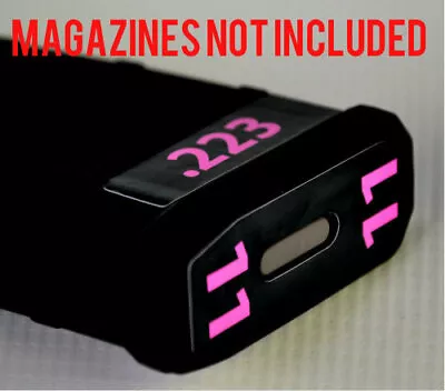 .223 MAGAZINE STICKERS Fits MAGPUL PMAG 30 GEN M3 MAGS PINK NUMBERS 7-12 • $11.50