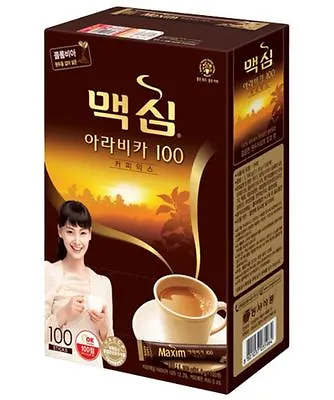 Korean Instant Coffee Mix Maxim Arabica 100 Sticks • $76.03