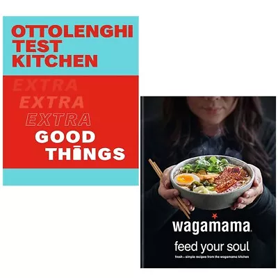 Yotam Ottolenghi Test Kitchen Wagamama Feed Your Soul 2 Books Set NEW • £28.99