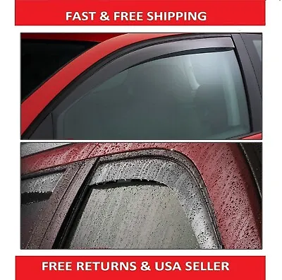 For 05-10 Pontiac G6 Smoke Tint Side Window Visor Shade/sun Wind/rain Deflector • $49.49