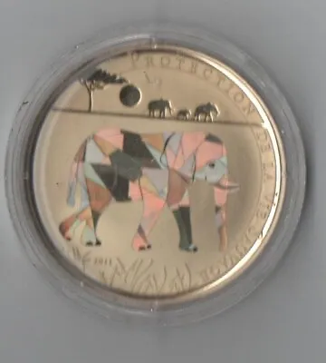 World Coins 2010 TOGO 100 FRANCS ELEPHANT HOLOGRAM • $50