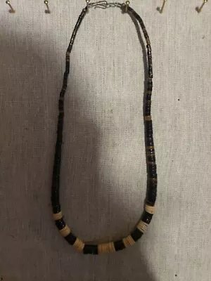 Vintage Santo Domingo Native American Heishi Disk Necklace Jewelry Native Amer • $45
