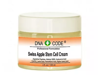 Swiss Apple Stem Cell Cream  Argireline Matrixyl 3000 Hyaluronic Acid CoQ10 • $44.95