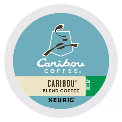 Caribou Coffee Caribou Blend Decaf Keurig K-Cup Pod Medium Roast 96 Count • $49.99