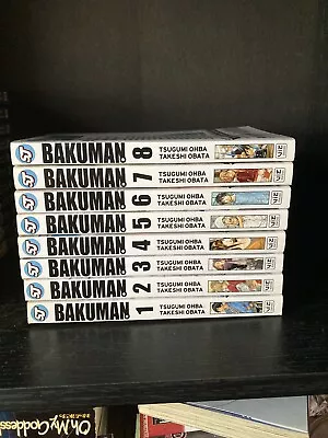 Bakuman English Manga Volumes 1-8 • $70