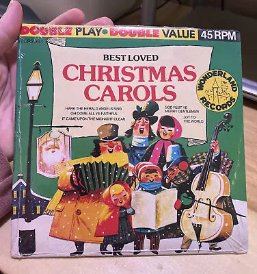 Vintage 1966 Wonderland Records Best Loved Christmas Carols 45 UNOPENED Bin#YN • $8