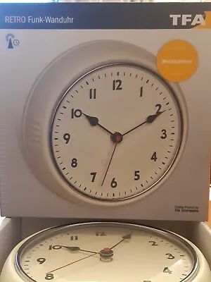 £13 • Buy Retro Radio-controlled Wall Clock