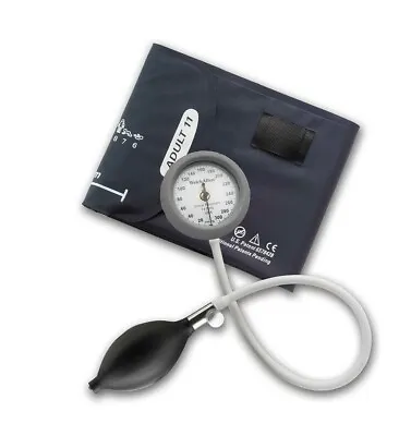 Welch Allyn Dura Shock Sphygmomanometer DS44-11 Handheld Gauge & Adult Cuff • $145