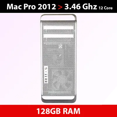  2012 Mac Pro | 3.46GHz 12-core | 128GB RAM | 1TB SSD+1TB HDD | ATI 5770 • $1398