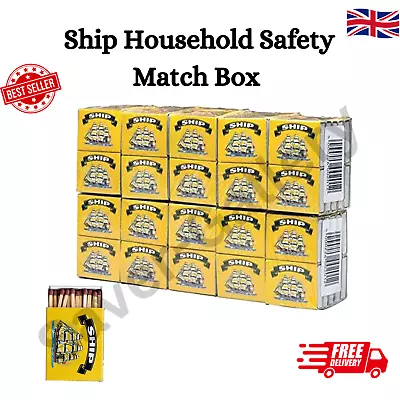 Ship Household Safety Matches Box Boxes BBQ Candles Camping Cooking Match • £4.29