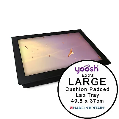 EXTRA LARGE Luxury Framed Laptop Tray Personalised Gift - Seagulls • £28.95