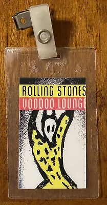 ROLLING STONES VooDoo Lounge 1994 ROSE BOWL Virgin Hospitality BACKSTAGE PASS • $125