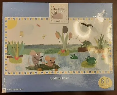 New York Puzzle Company Leo Lionni & Friends Paddling Pond 80 Piece New In Box • $20