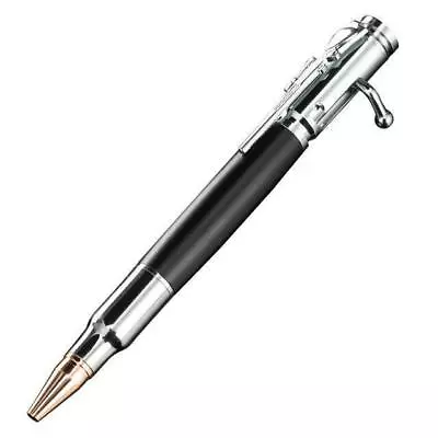 Pocket Bolt Action Ball Pen Self-defense Tactical Pen Student Stationery • $10.99