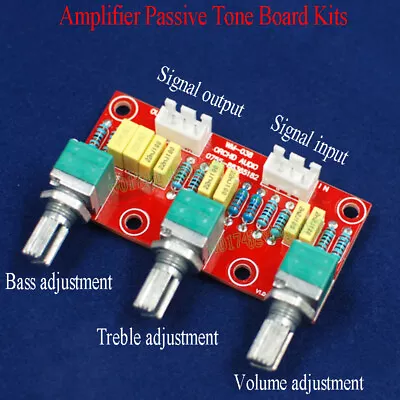 Amplifier Passive Tone Board Bass Treble Volume Control Pre-amplifier Board Kit • $3.80