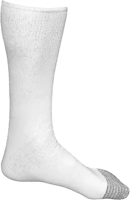 Men'S 6 Pack Over The Calf Tube Socks White Sock Size:10-13/Shoe Size: 6-12 • $12.86